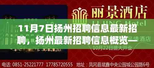 聚焦扬州职场动态，最新招聘信息概览（11月7日更新）