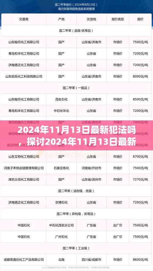 探讨,特定日期行为是否违法——以2024年11月13日为例的法律视角与个人立场分析