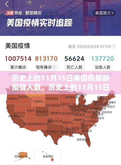 美国历史上的疫情概览,聚焦11月15日的疫情人数变化