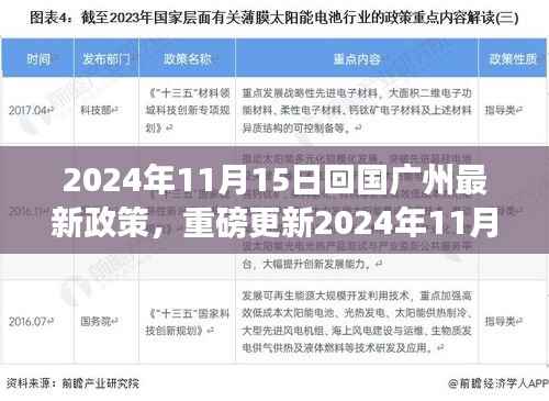 重磅更新!2024年11月15日回国广州最新政策详解,你需要知道的一切