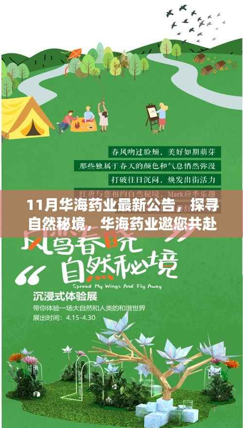 华海药业探寻自然秘境,心灵之旅启程公告