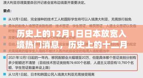 日本放宽入境政策的历史演变与影响分析,十二月一日的重要里程碑