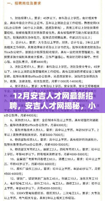 安吉人才网揭秘,小巷深处的独特小店招聘季开启!