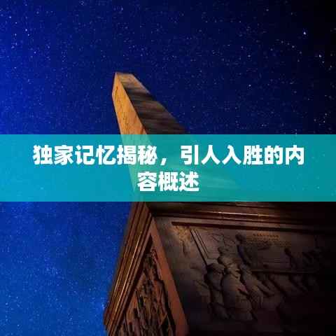 独家记忆揭秘,引人入胜的内容概述