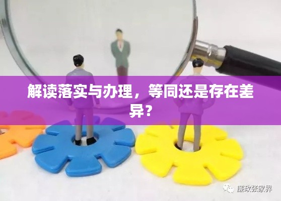 解读落实与办理,等同还是存在差异?