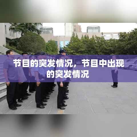 节目的突发情况,节目中出现的突发情况