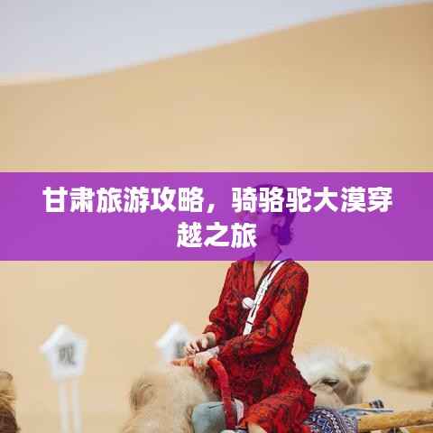 甘肃旅游攻略,骑骆驼大漠穿越之旅