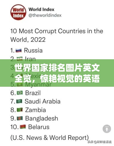 世界国家排名图片英文全览，惊艳视觉的英语国家排名图谱！