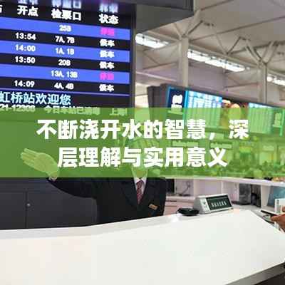 不断浇开水的智慧,深层理解与实用意义