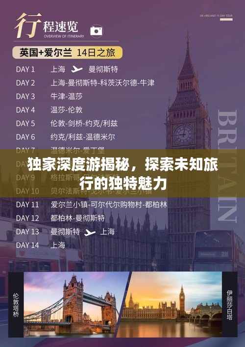 独家深度游揭秘,探索未知旅行的独特魅力